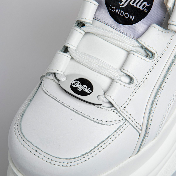 Buty Buffalo London Classic Half Shoe Nappa Leather białe (BN15350061)