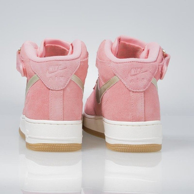 Sneakers buty Nike WMNS Air Force 1 '07 Mid Seasonal bright melon / metalic gold star 818596-800