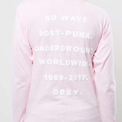 Obey Longsleeve Obey Underground Worlwide pink WMNS