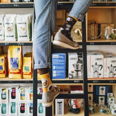 Many Mornings Socks Coffee Lover