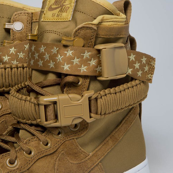 Sneakers buty zimowe WMNS Nike SF AF1 muted bronze (857872-203)
