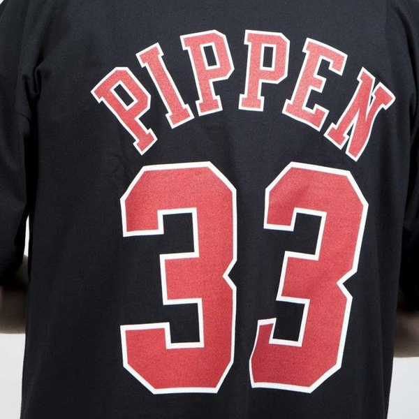 Koszulka Mitchell & Ness Chicago Bulls #33 Scottie Pippen black Name & Number Traditional