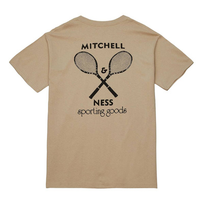 Koszulka Mitchell & Ness Branded M&N GT Graphic Recquet Tee cream