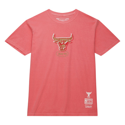 Koszulka Mitchell & Ness Chicago Bulls Golden Hour Glaze SS Tee red