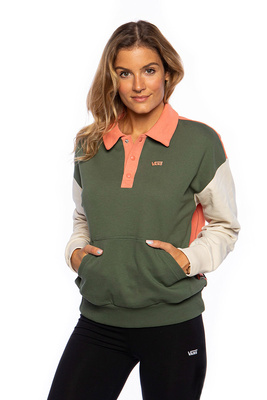 Sweatshirt WMNS Vans WM Dylan Polo Fleece thyme