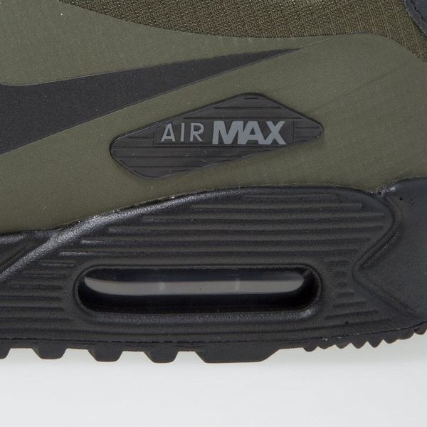 Sneakers buty zimowe Nike Air Max 90 Mid Winter dark loden / black-dark grey 806808-300