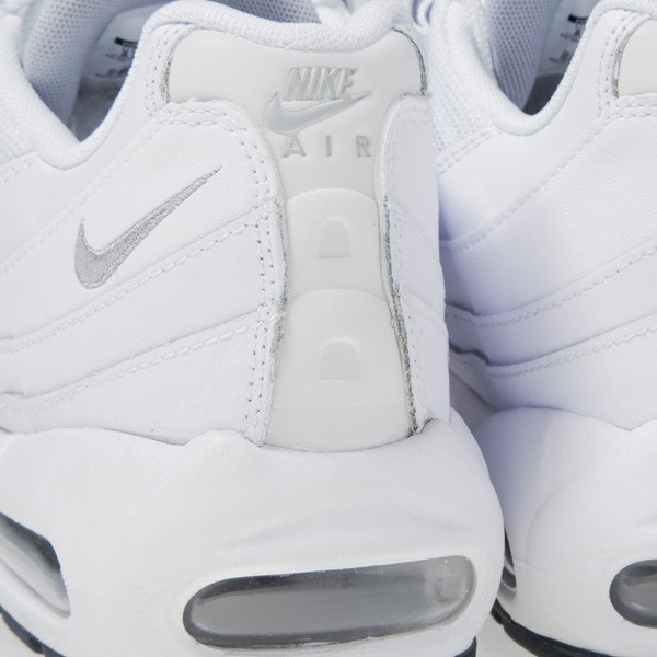 Sneakers buty Nike Air Max 95 Essential white / wolf grey-obsidian (749766-111)