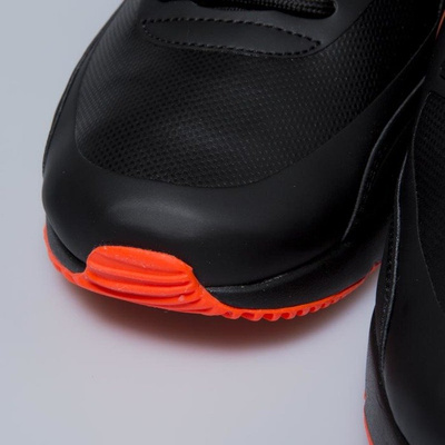 Sneakers buty zimowe Nike Air Max 90 Ultra Mid Winter SE black / black - total crimson AA4423-001