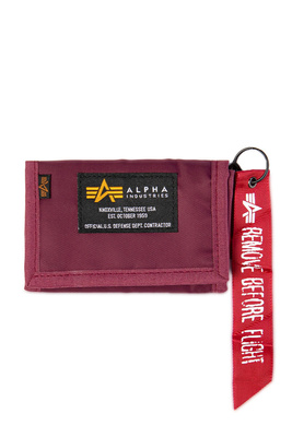 Portfel Alpha Industries Crew Wallet bordowy
