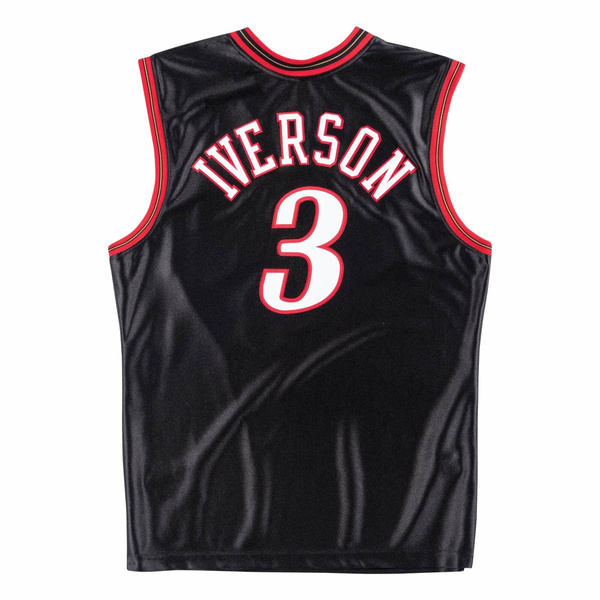 Koszulka Mitchell & Ness Philadelphia 76ers #1 Allen Iverson Authentic Jersey czarna