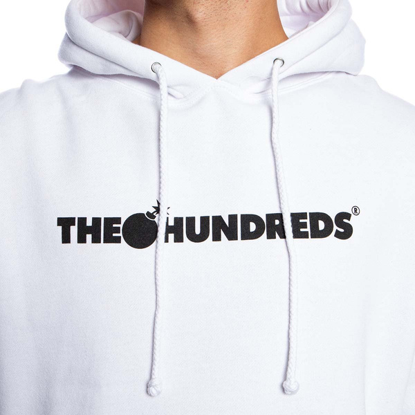 Bluza The Hundreds Bar Logo Pullover Hoodie biała