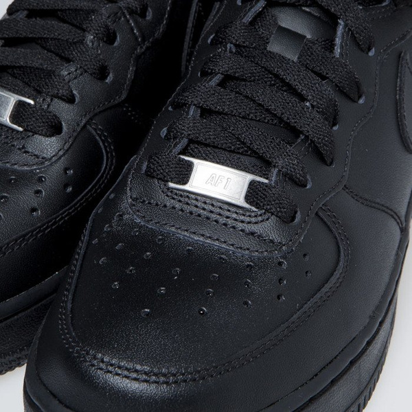 Sneakers buty Nike Air Force 1 '07 Mid black WMNS (366731-001)