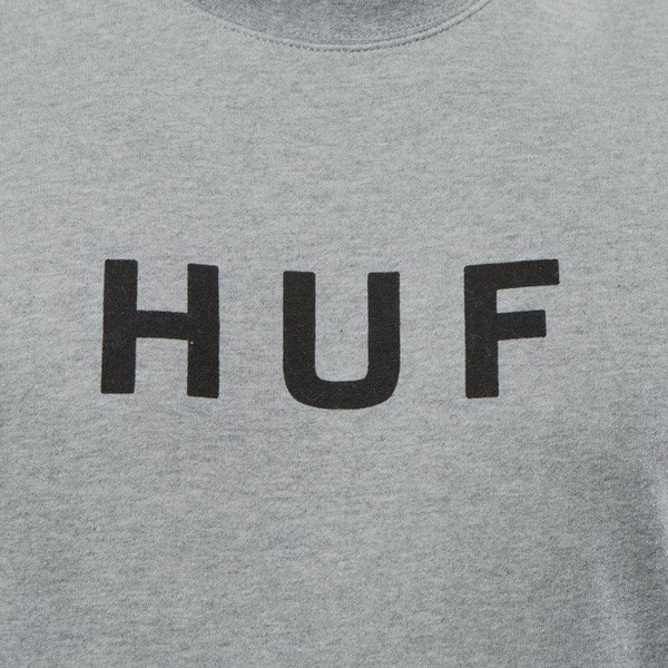 Bluza HUF Original Logo Crew heather grey