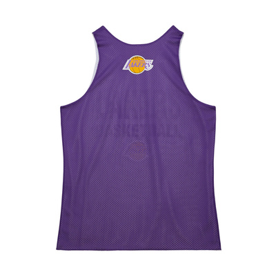 Mitchell & Ness Los Angeles Lakers NBA Reversible Mesh Tank Vintage Logo purple