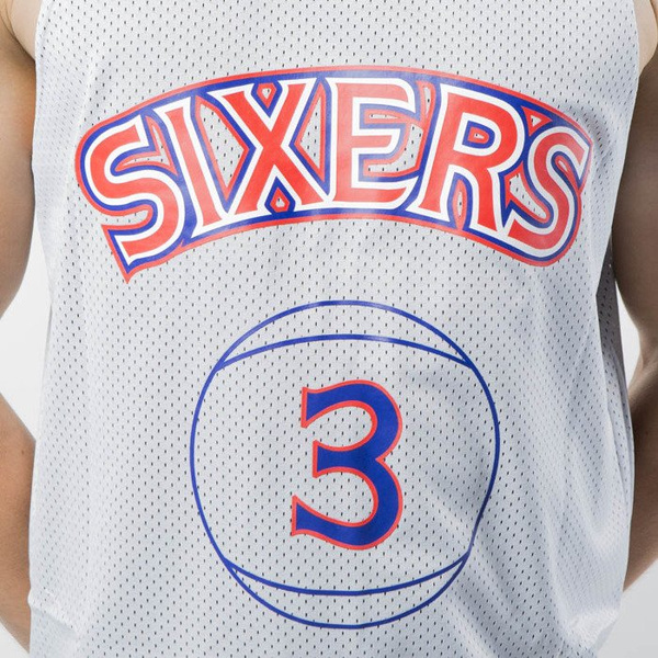Mitchell & Ness Philadelphia 76ers Allen Iverson black / white Name / Number Reversible Mesh