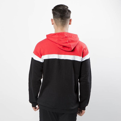 Fila Hoodie Men Robben Tape true red-bright white-black
