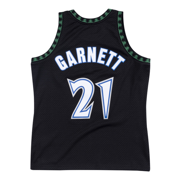 Koszulka Mitchell & Ness Minnesota Timberwolves #21 Kevin Garnett czarna Swingman Jersey