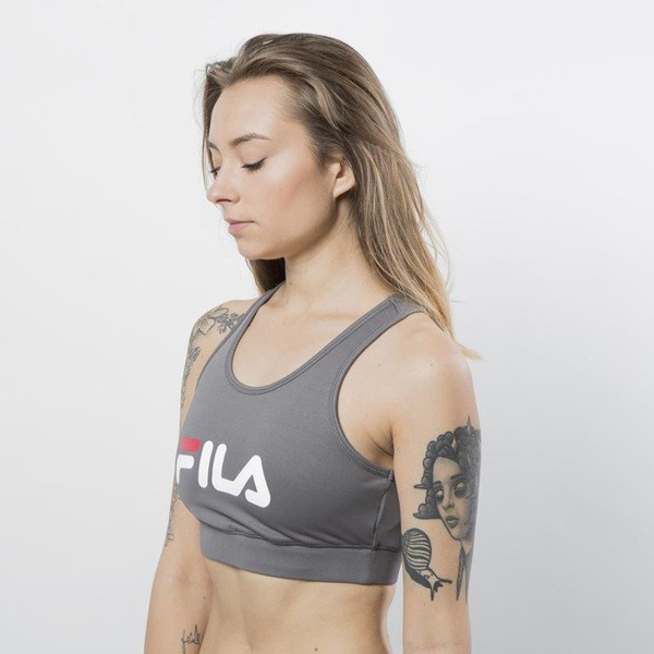 Sportowy stanik Fila Other Crop Top Women smoked pearl