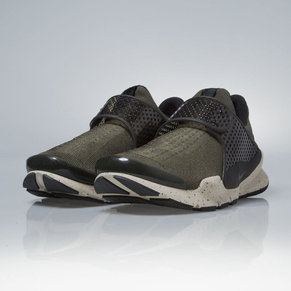 Sneakers buty Nike Sock Dart cargo khaki / black-rattan (819686-300)