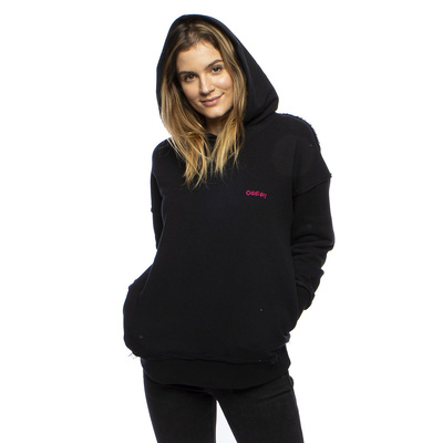 Sweatshirt Oddity Boxy Hoodie Circus Space Hoodie black