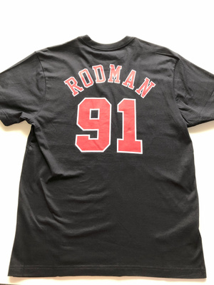 Koszulka Mitchell & Ness NBA N&N Tee Chicago Bulls Denis Rodman #91 black