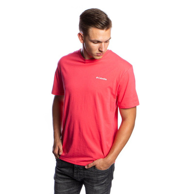Koszulka Columbia North Cascades Short Sleeve Tee różowa