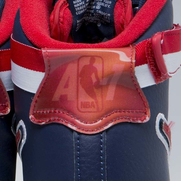 Sneakers buty Nike Air Force 1 High '07 LV8 Sport midnight navy/university red (AV3938-400)