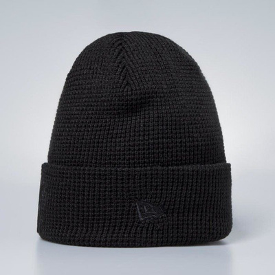 Beanie New Era Essential Waffle KN OSFA black 