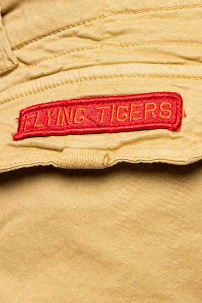 Szorty Alpha Industries Crew Short Patch brązowe