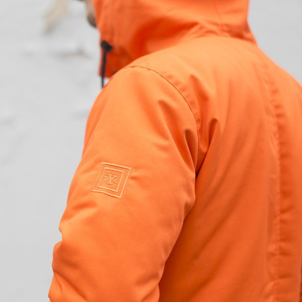 Backyard Cartel kurtka jacket Parka Long orange QUICKSTRIKE