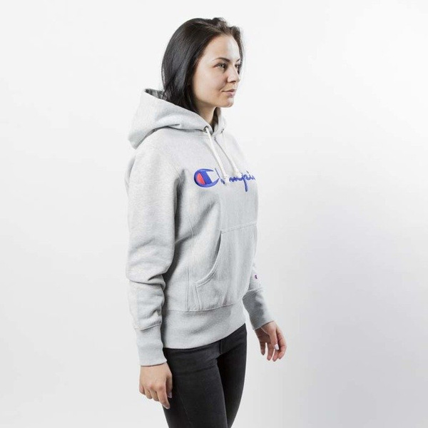 Bluza damska Champion Sweatshirt Reverse Weave Hoody heather grey 209758/S17/8856