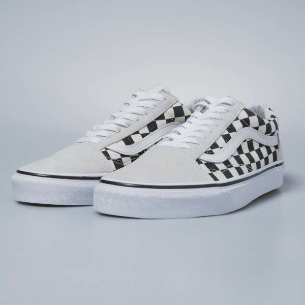 Sneakers buty Vans Old Skool Checkerboard white / black VN0A38G127K