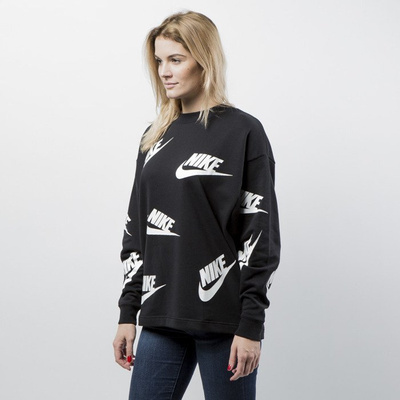 Bluza damska Nike NSW Crew Futura Toss black AA3142-010