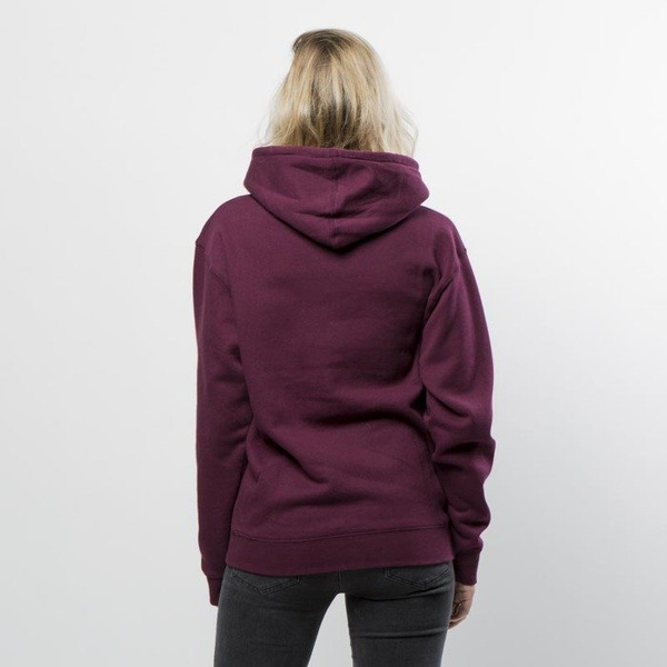 Bluza damska Thrasher Flame Logo Hoodie maroon WMNS