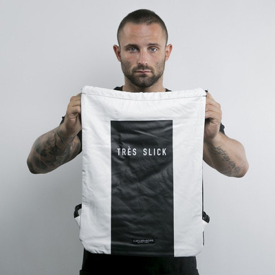 Cayler & Sons Black Label gym bag Tres Slick black / white (BL-CAY-AW15-GB-05-OS)
