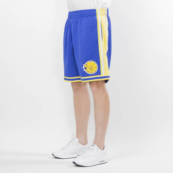 Szorty Mitchell & Ness Golden State Warriors royal Swingman Shorts