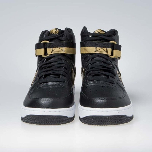 Sneakers buty Nike Air Force 1 High '07 LV8 Sport black/metallic gold-white (AV3938-001)
