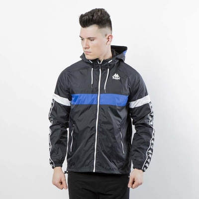 Kurtka Kappa Authentic Carlos Jacket black / white / blue 303WH70-908