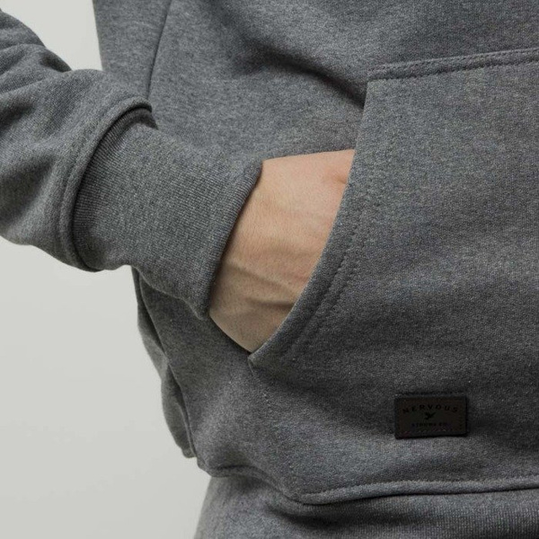 Nervous bluza sweatshirt Hood Classic grey
