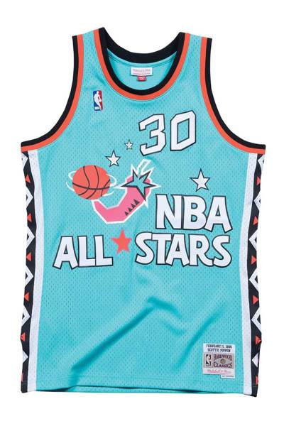 Koszulka Mitchell & Ness All Star Game 96' #30 Scottie Pippen Swingman Jersey miętowa