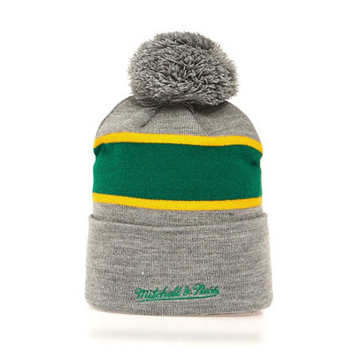 Mitchell & Ness Boston Celtics Beanie grey/green Team Tone Knit