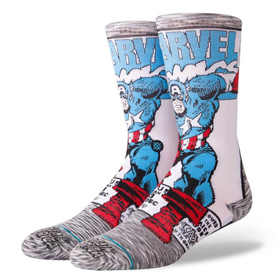 Stance socks Captain America Comic grey M545D18CAA