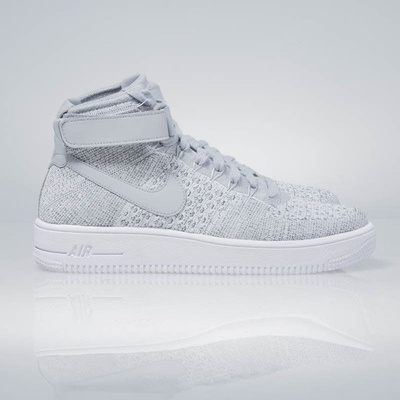 Nike Air Force 1 Ultra Flyknit Mid wolf grey / wolf grey-white 817420-003