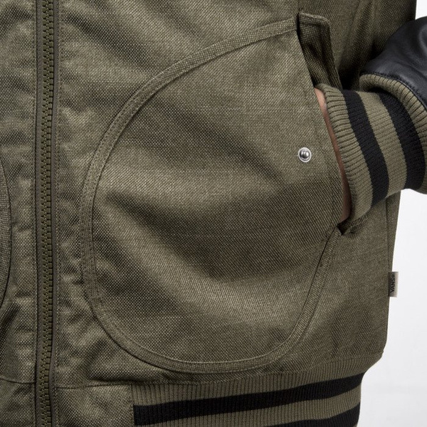 Vans kurtka jacket Rutherford II khaki / black (VN0A2WGJKEK)