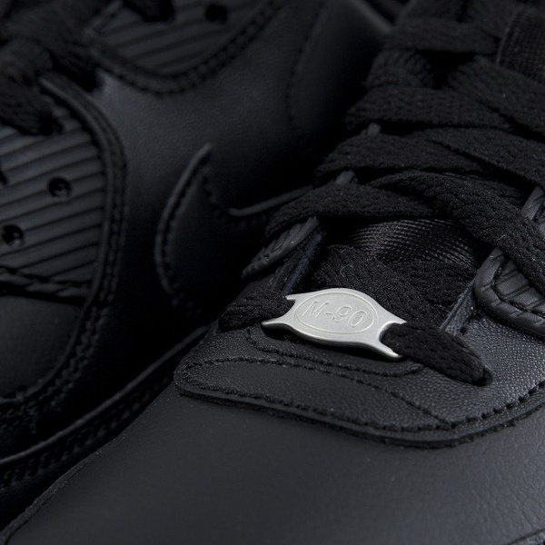 Sneakers buty Nike Air Max 90 Leather black / black (302519-001)