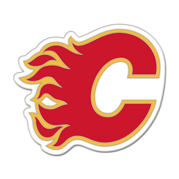 WinCraft NHL Enamel Pin Jewelry Card Calgary Flames