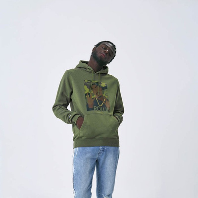Bluza Cayler & Sons White Label 2Pac Rollin Hoody olive / mc