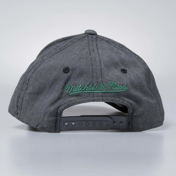 Mitchell & Ness snapback Boston Celtics charcoal Poly Herringbone