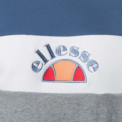 Ellesse crewneck Oriveto Sweat dark grey marl / optic white / dress blues