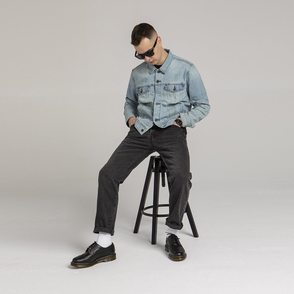 Spodnie Levi's 501 93 Cropped Up Jeans Pants grafitowe